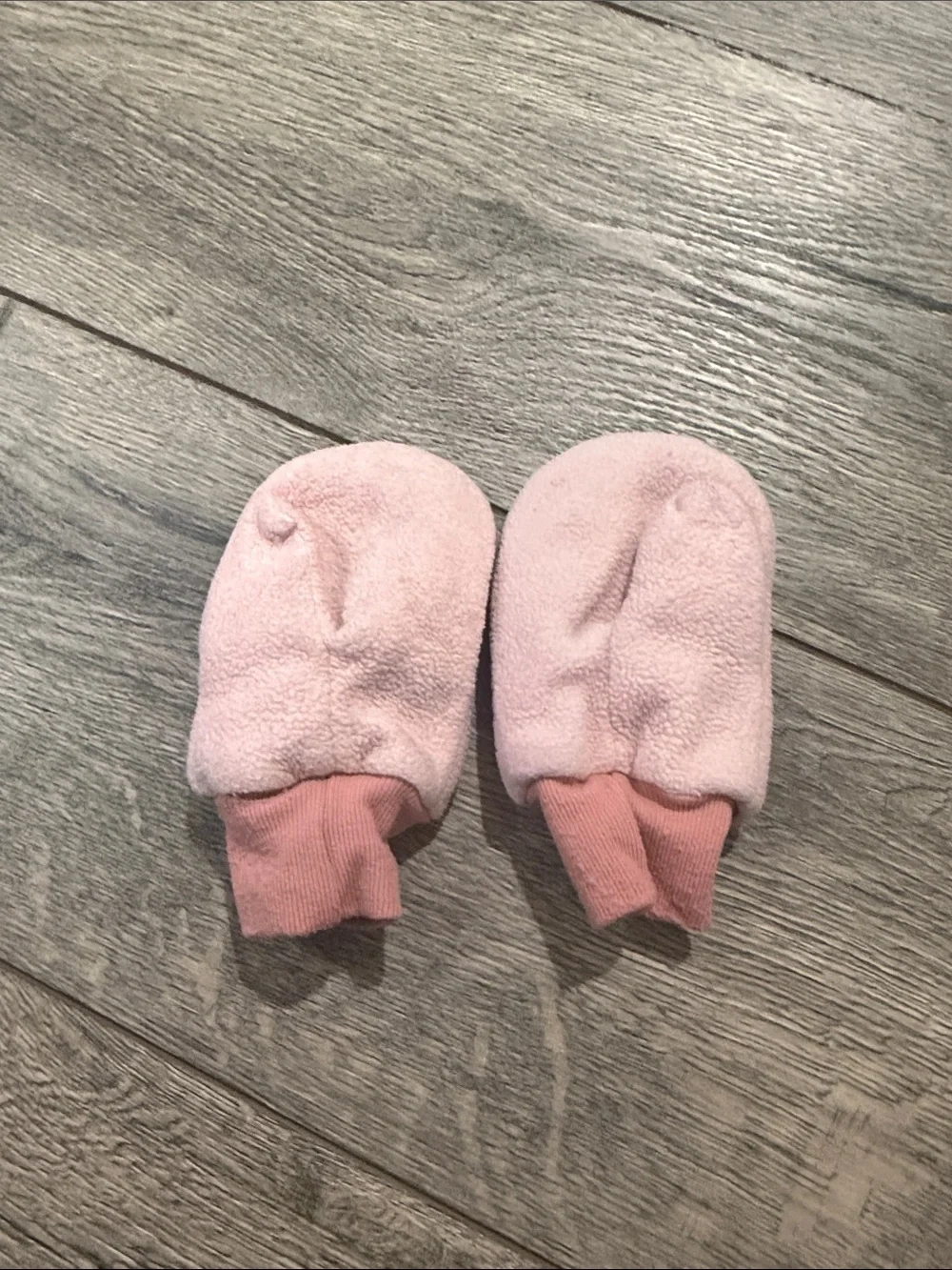 • Patagonia • Kids Light Pink Fleece Mittens Toddlers 2T-5T
